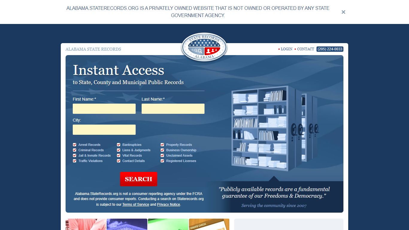 Huntsville Arrest and Public Records | Alabama.StateRecords.org